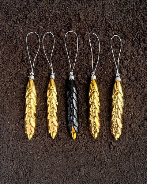 пʼять колосків Бренд BEVZA випустив новорічні іграшки "Пʼять колосків"